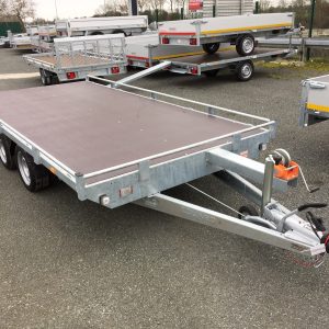 EDUARD – Plateau/Rampes/Treuil – 406 x 200 cm – Rambarde 10 cm – PTAC 2700 kg