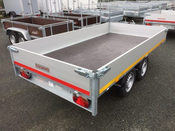 EDUARD - Plateau 311 x 160 x 30 cm - 2 essieux 750 kg non freinés - Plancher 72 cm – Image 4