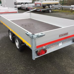 EDUARD – Plateau 311 x 160 x 30 cm – 2 essieux 750 kg non freinés – Plancher 72 cm