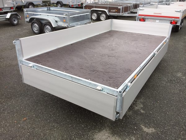 EDUARD - Plateau 311 x 160 x 30 cm - 2 essieux 750 kg non freinés - Plancher 72 cm – Image 2