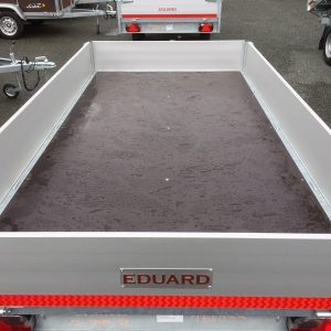 EDUARD – Plateau 311 x 160 x 30 cm – 2 essieux 750 kg non freinés – Hauteur plancher à 63 cm