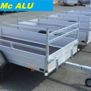 Remorque SARIS – Mc ALU Pro DV 135 – 255 x 133 cm – PTAC 1350 kg freinée –