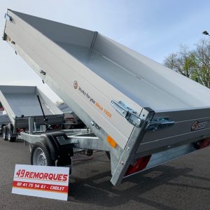 Benne SARIS K1 256 150 1350 1 – PTAC 1350 KG – Pompe Manuelle – Freinée