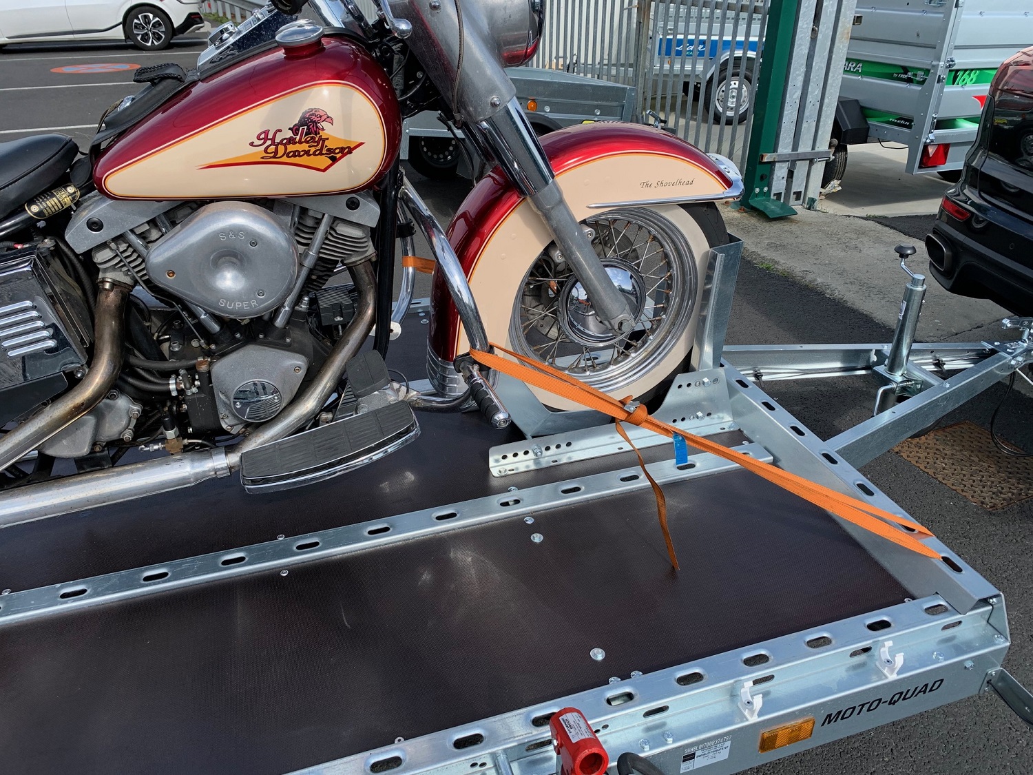 Remorque moto quad basculante - Équipement moto