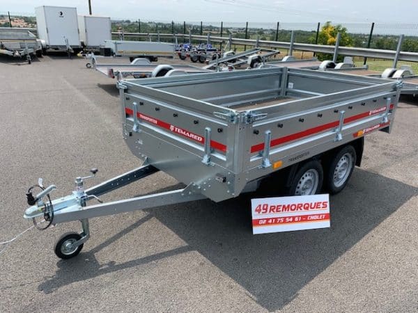 REMORQUE TEMARED TRANSPORTER 2515/2 PLATEAU  253 x 152 x 40 cm – Image 3