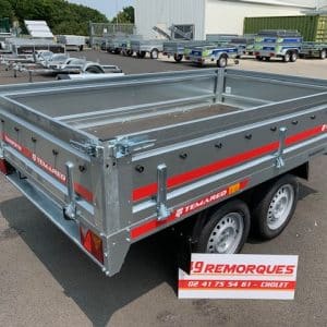 REMORQUE TEMARED TRANSPORTER 2515/2 PLATEAU  253 x 152 x 40 cm