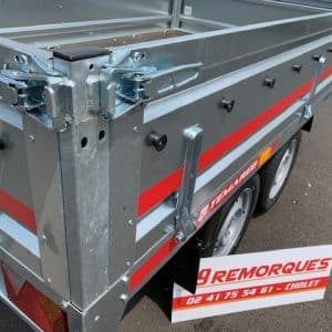 REMORQUE TEMARED TRANSPORTER 2515/2 PLATEAU  253 x 152 x 40 cm