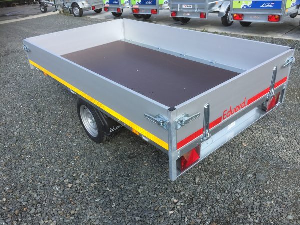 EDUARD - PLATEAU 2514 - 251 x 145 x 30 cm - 1 essieu - PTAC 750 kg sans frein