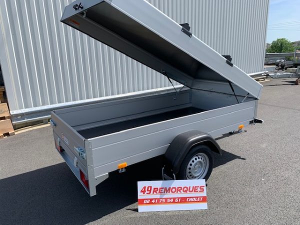 SARIS Mc Alu Confort 255 133 750 1 + Couvercle + barres - PTAC 750 kg sans frein – Image 8