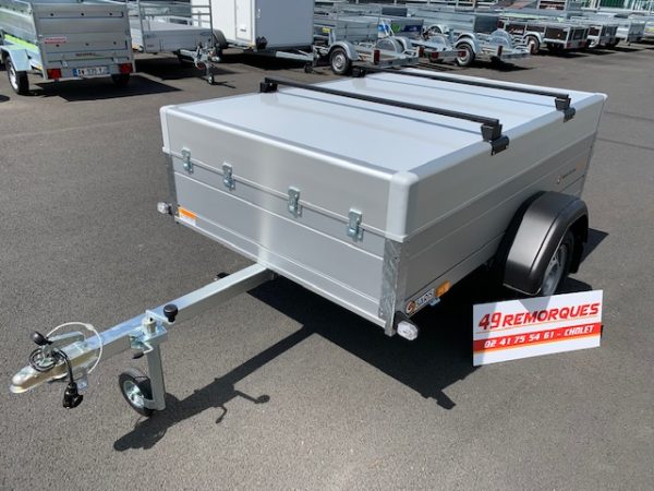 SARIS Mc Alu Confort 255 133 750 1 + Couvercle + barres - PTAC 750 kg sans frein – Image 7