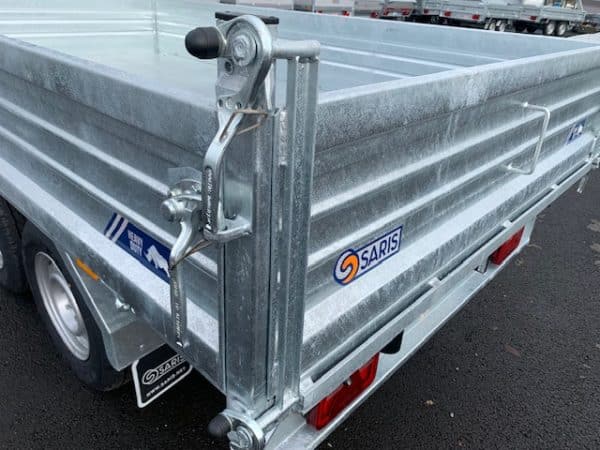 TRIBENNE SARIS K3 310 176 3500 2 HDS E - PTAC 3500 kg - Electrique +manuelle + rampes + Béquilles + Eclairage LED – Image 15